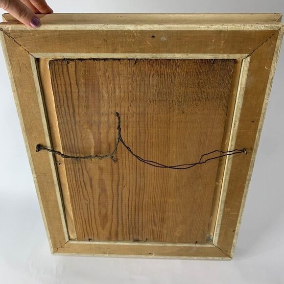 William Bouguereau Girl with Cherries Vintage/Antique Framed Print - Picture 9 of 9